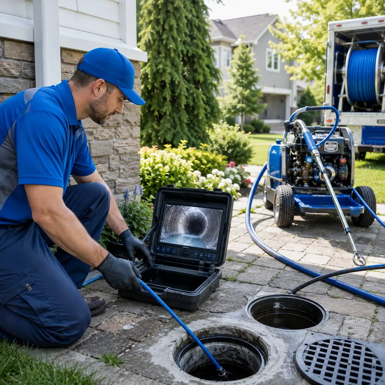 Outdoor drain cleaning professionals serving Hawaiian Gardens, CA